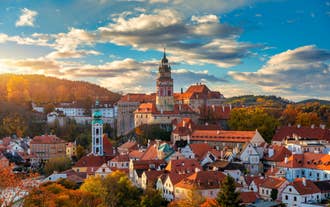 View on the old town of Brno, Czech Republic.