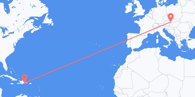la República Dominicana a Eslovaquia