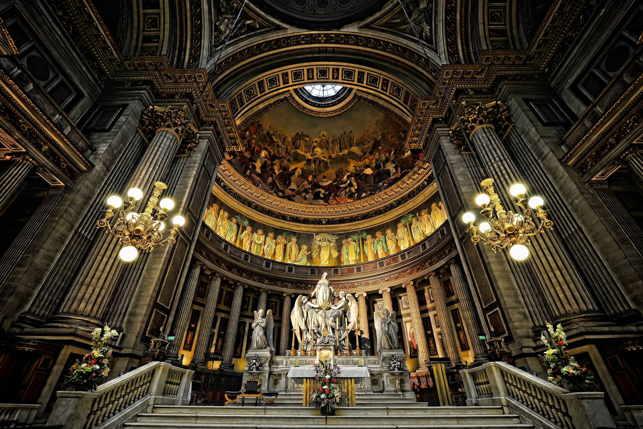 Paris - interior of Madeleine church