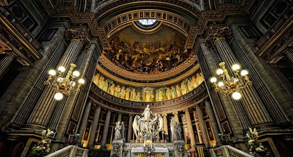 Paris - interior of Madeleine church