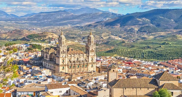 photo of view of Jaen, Spain.
