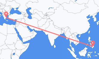 Athens to Davao City