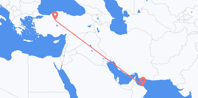 Oman to Turkey