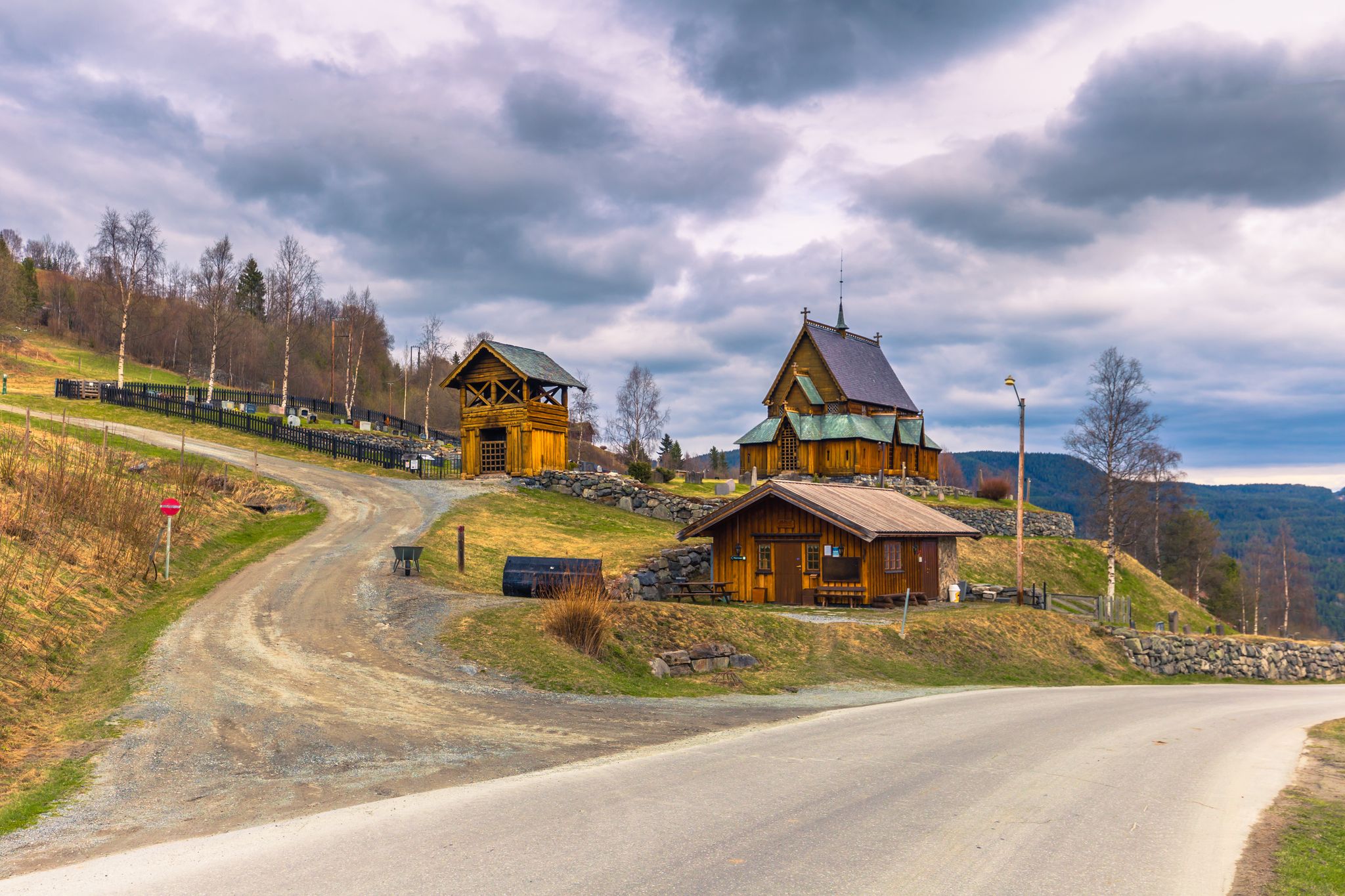 Stave Church of Reinli, Norway.