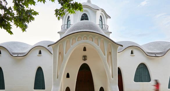Photo of Masia Freixa ,Modernist building in the city of Terrassa next to Barcelona, Spain.
