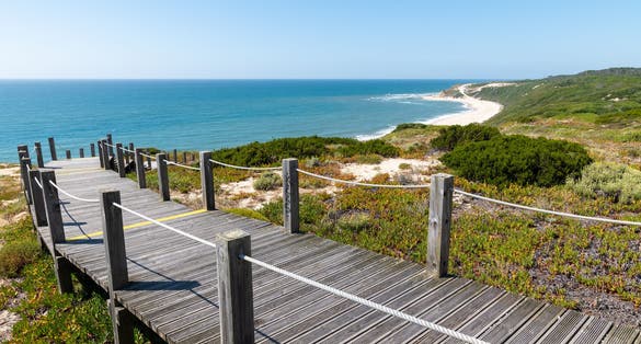 Photo of Landscape over Polvoeira beach in the municipality of Alcobaça, Portugal.