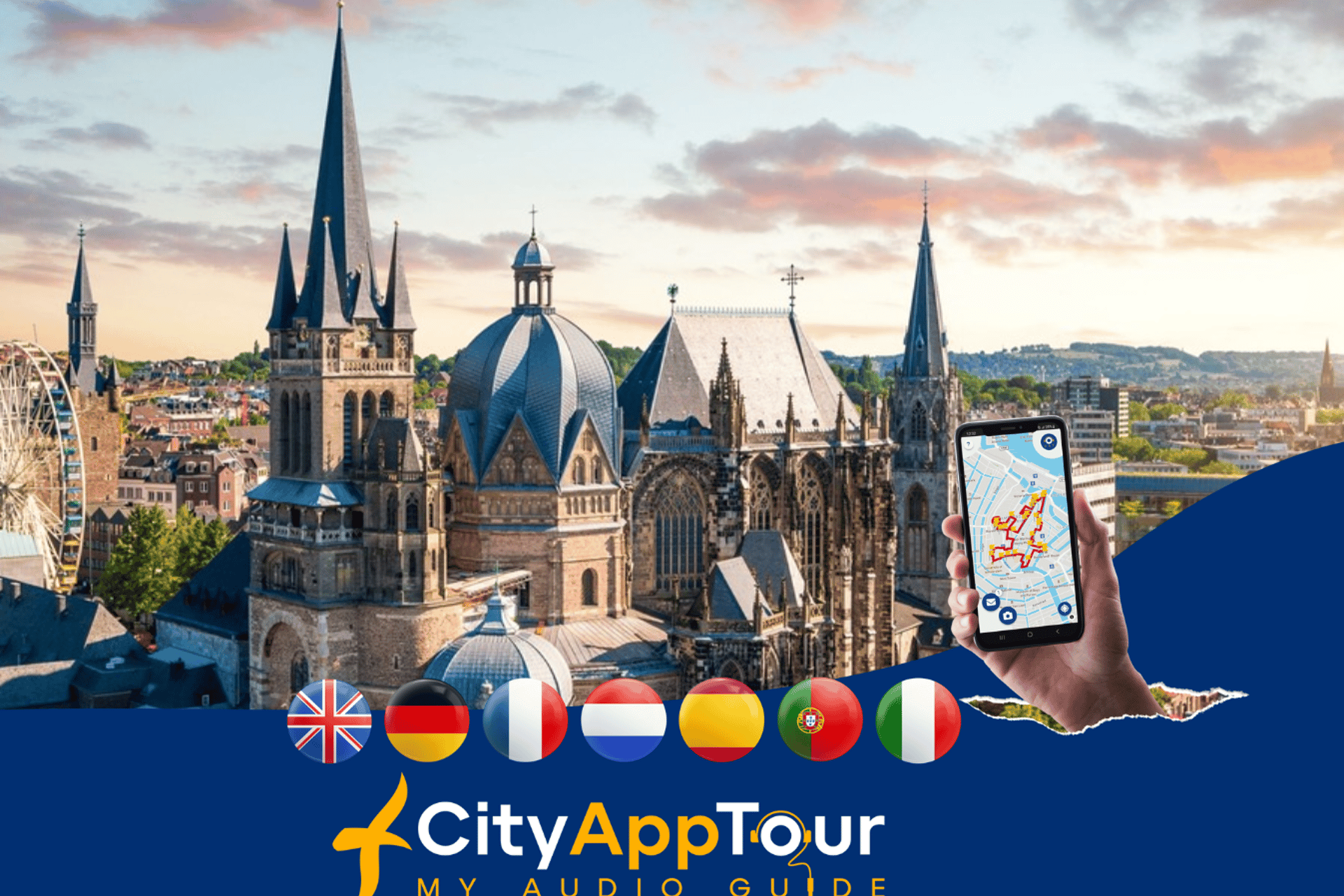 Aachen Center in 1 Day: Walking Tour with Digital Guide