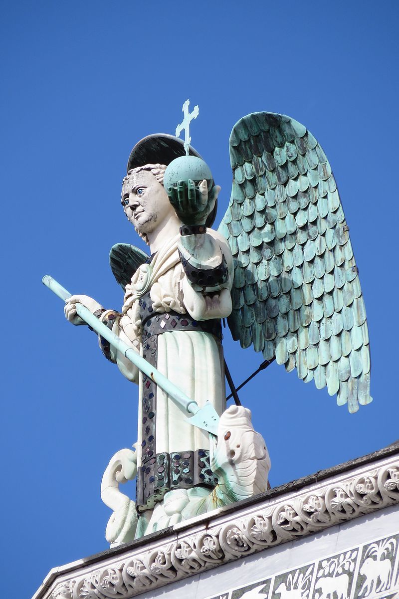 photo of vier of San Michele in Foro, Lucca, Italy.