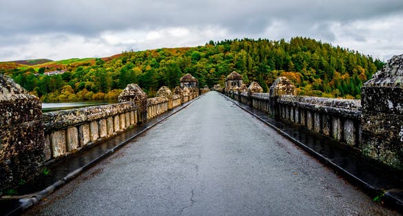 Photo of Lake Vyrnwy Dam in Powys ,Wales.