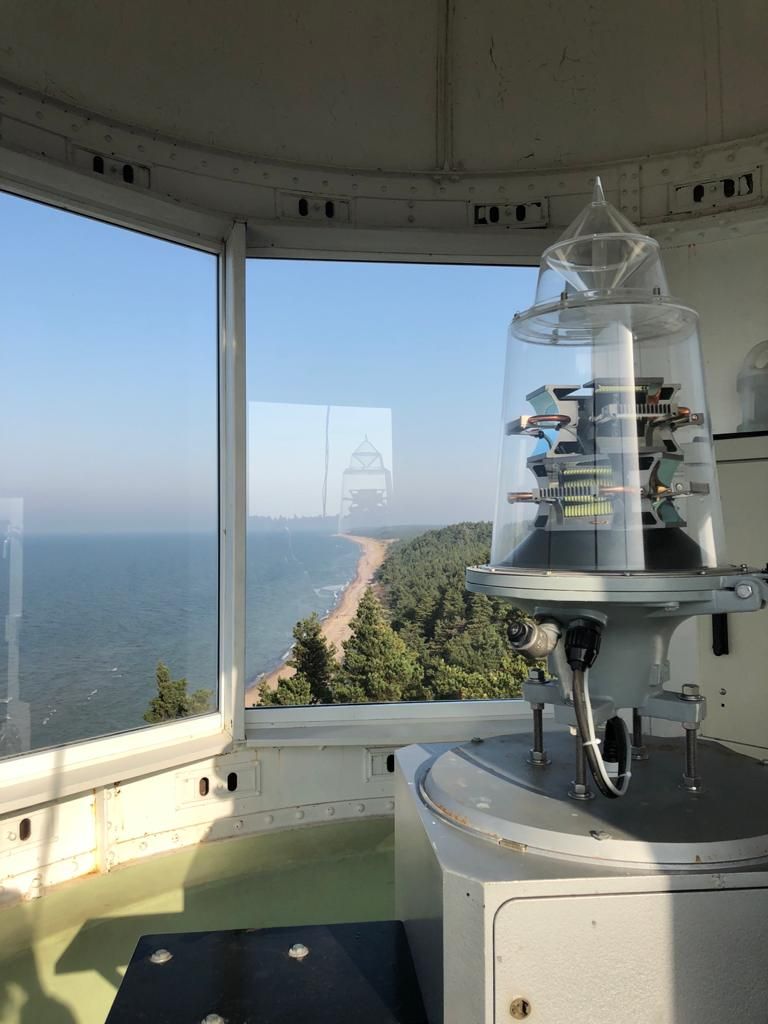 Užava lighthouse,Ventspils,	Latvia.