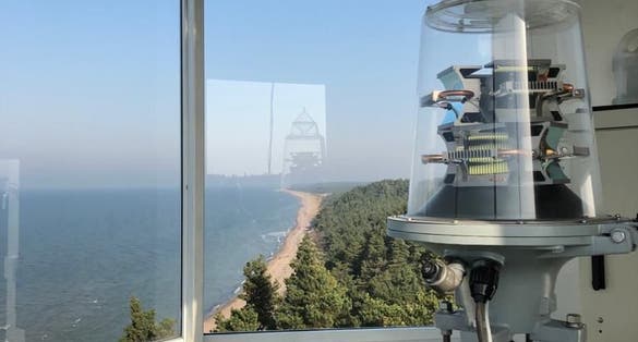 Užava lighthouse,Ventspils,	Latvia.