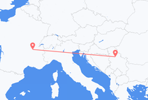 Lyon to Belgrade