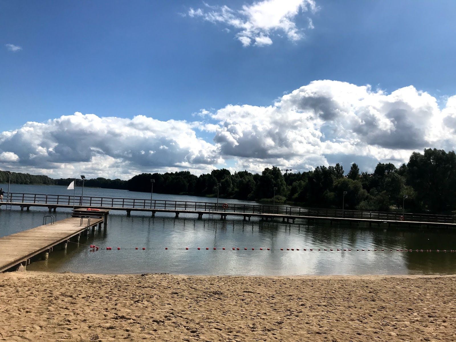 Plaża publiczna udostępniona dzięki Zielakowi, Ostróda, Ostróda County, Warmian-Masurian Voivodeship, Poland