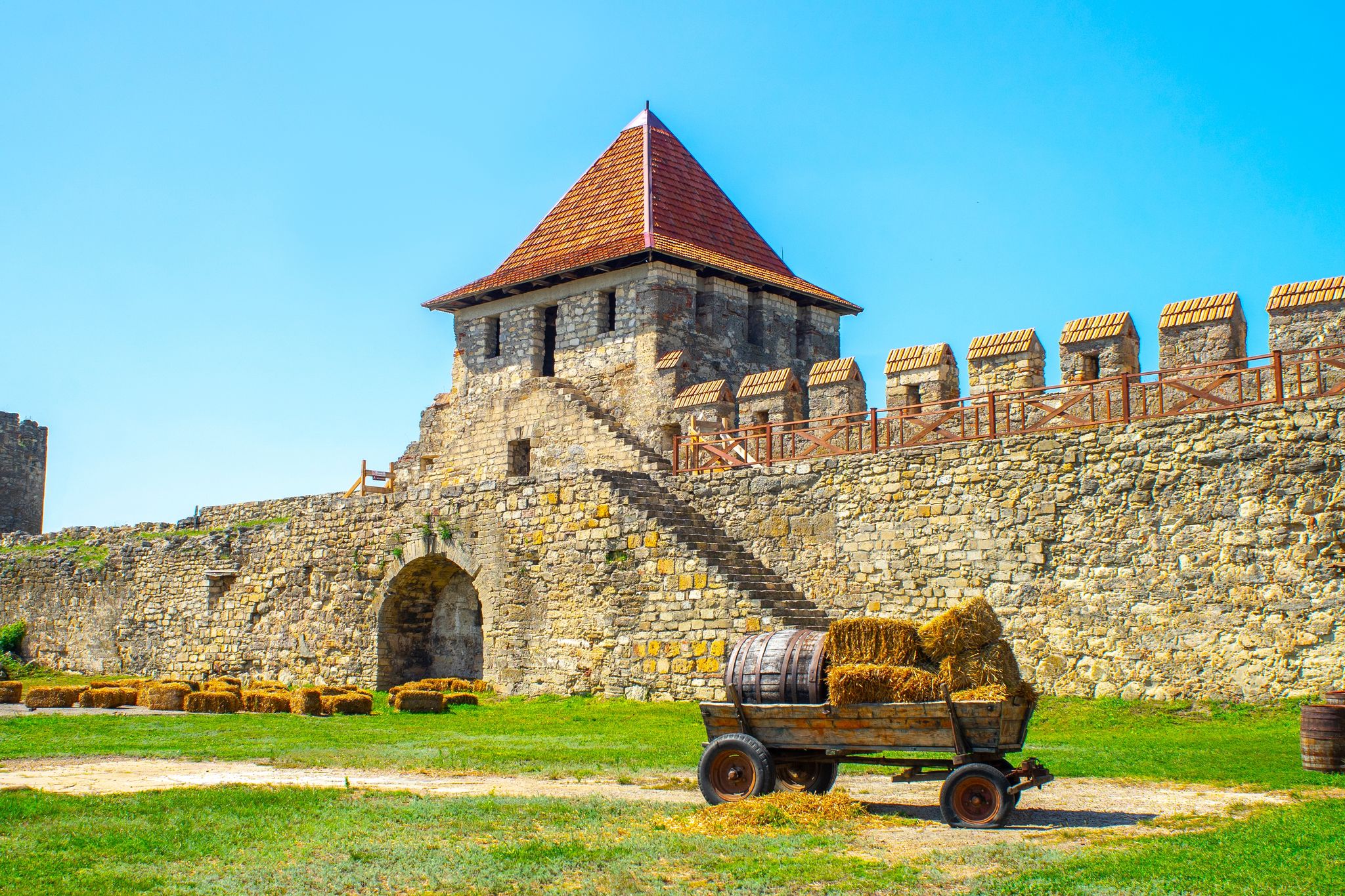 Photo of Old Turkish fortress Bender in Tighina, Transnistria, Moldova.