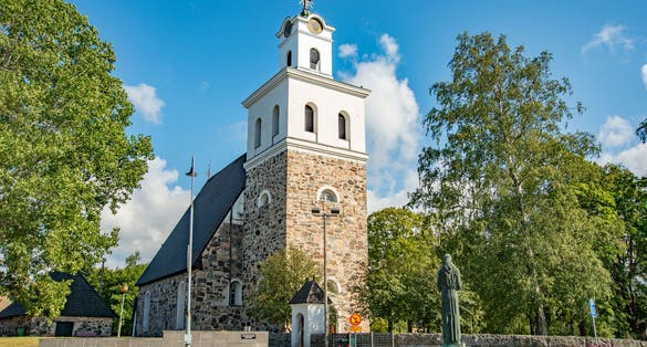 Rauman Pyhän Ristin kirkko Church of the Holy Cross, Rauma,Finland.