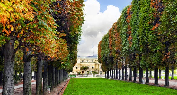 Photo of Luxembourg Garden(Jardin du Luxembourg) in Paris, France.
