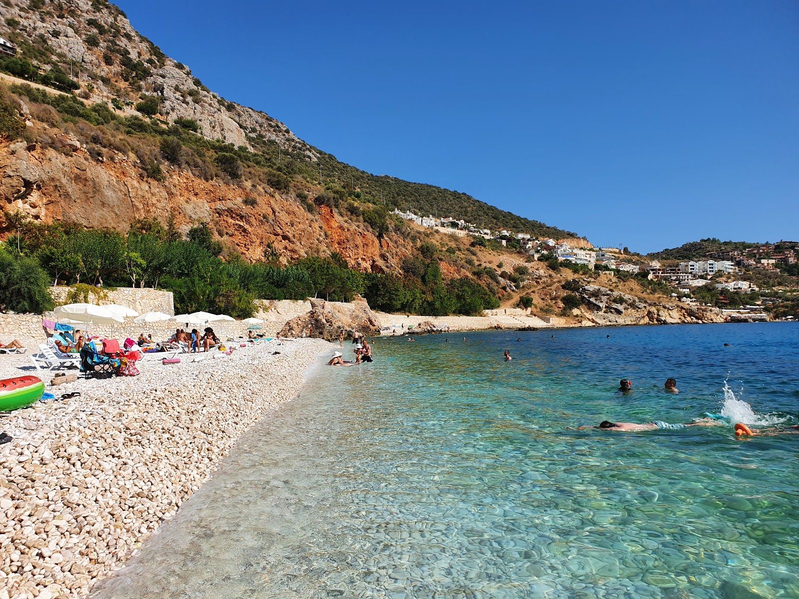 Kalkan Public Beach, Kaş, Antalya, Mediterranean Region, Turkey