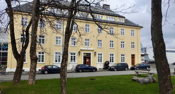 Lofoten World War 2 Memorial Museum 1940-1945 ("Lofoten Krigsminnemuseum") in Fiskergata 3, Svolvær, Norway.