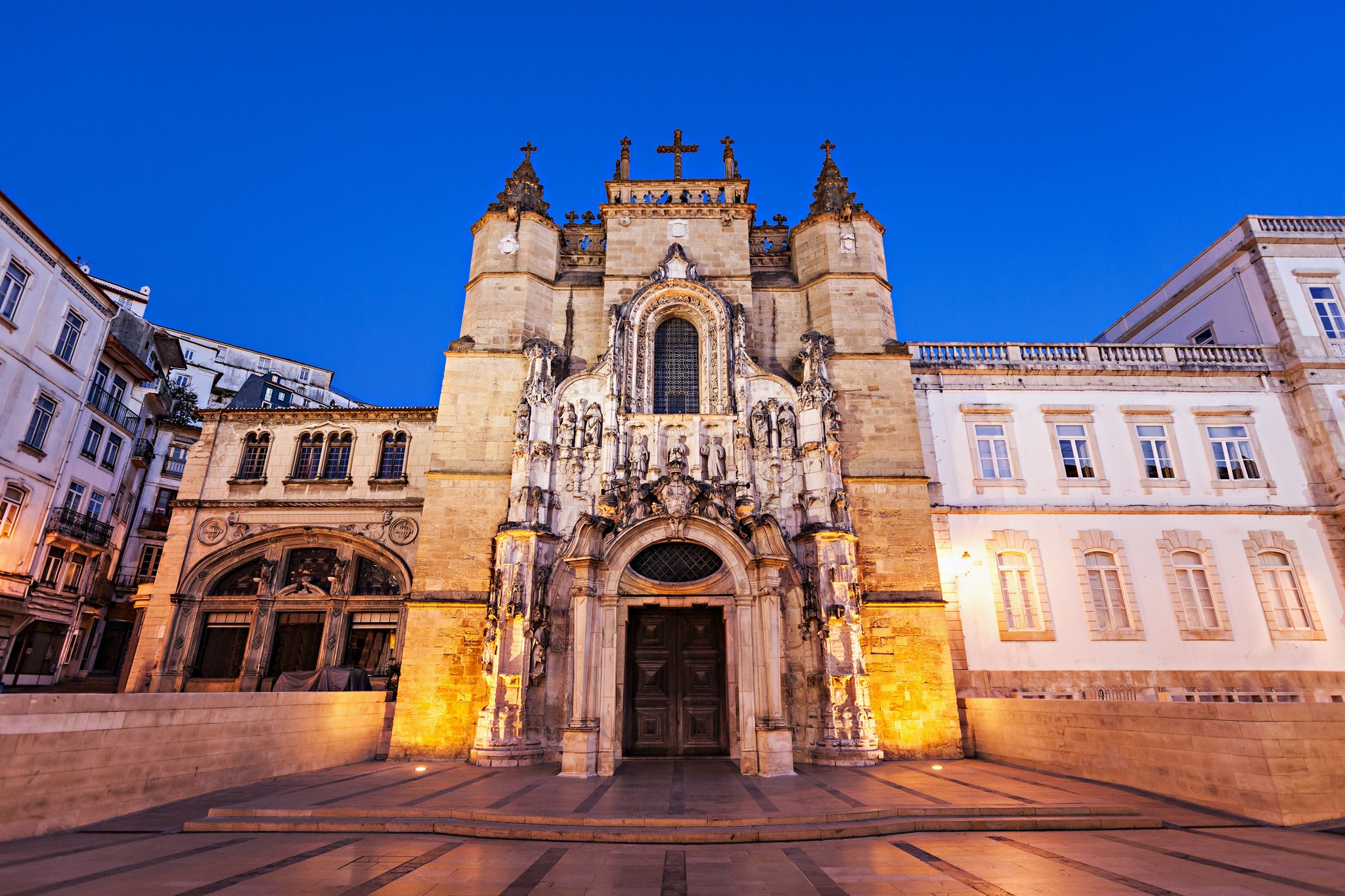 Photo of The Santa Cruz Monastery (Monastery of the Holy Cross) is a National Monument in Coimbra, Portugal.