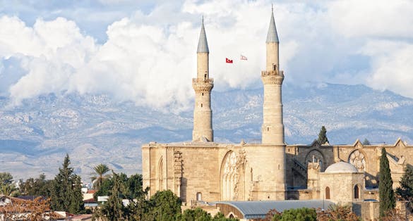 photo of view of Selimiye Mosque in Nicosia, formerly Cath?drale Sainte Sophie.Nicosia, Northern Cyprus.