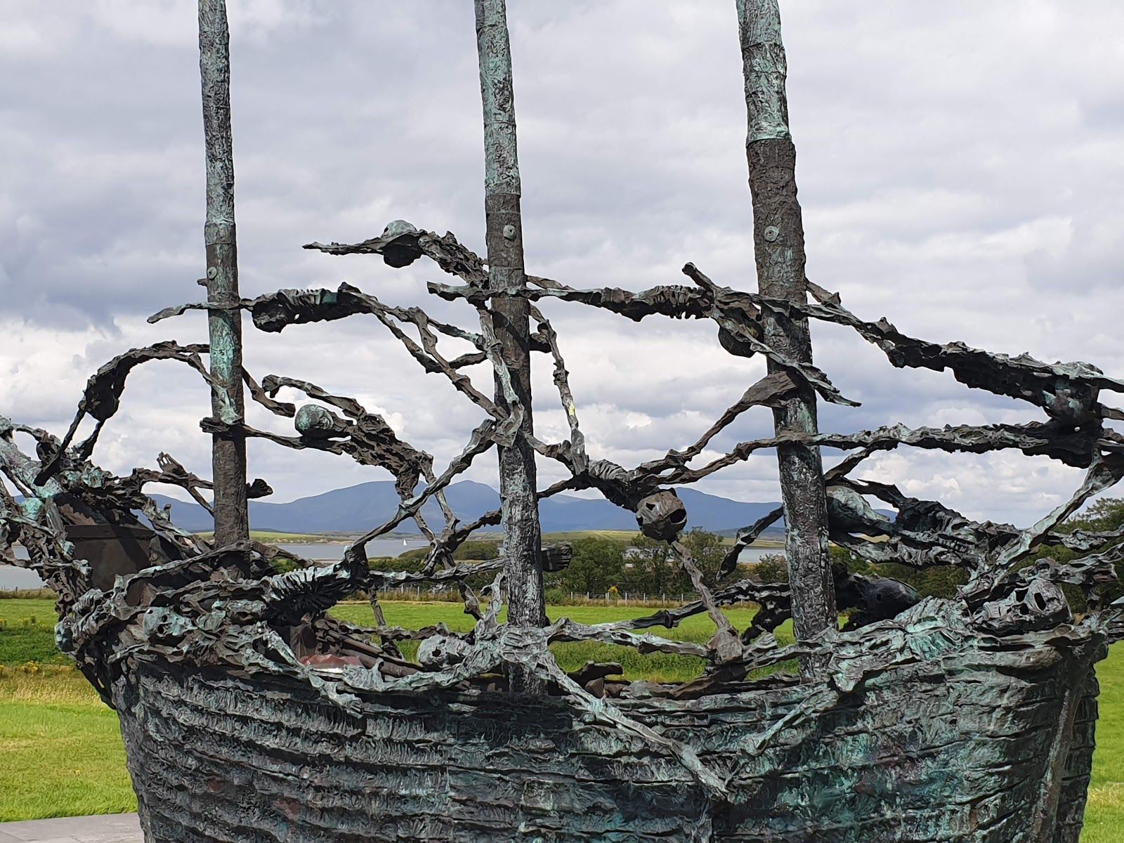 National Famine Memorial, Murrisk Demesne, Croaghpatrick Electoral Division, Westport-Belmullet Municipal District, County Mayo, Connacht, Ireland