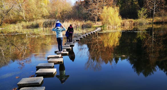 Park just outside of Ruse, Bulgaria