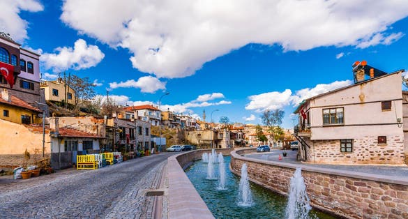 Photo of Sille Village view in Konya, Turkey.