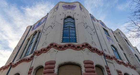 photo of Great example of the Hungarian Art Nouveau the "Cifrapalota" Cifra Palace in Kecskemet, Hungary.