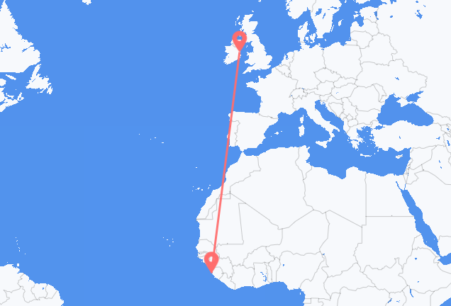Freetown to Dublin
