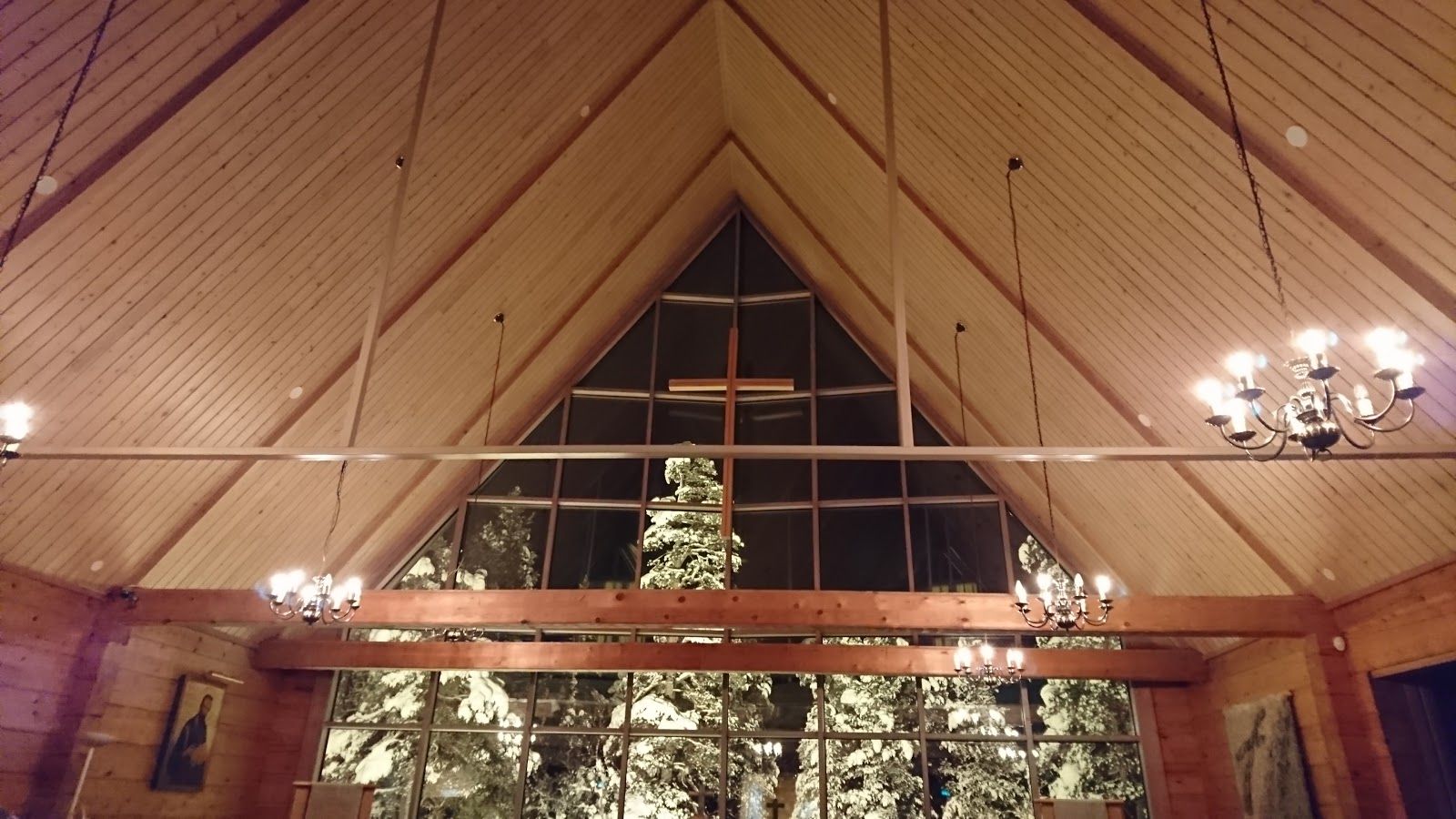 North Village St. Paul's Chapel, Inari, Pohjois-Lapin seutukunta, Lapland, Mainland Finland, Finland