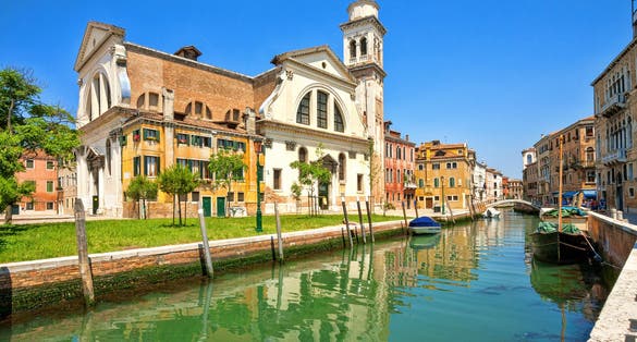 Squero di San Trovaso. Workshop for making gondolas, Venice, Italy