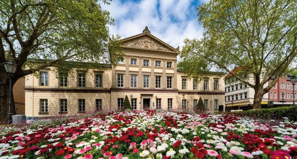 Photo of historic assembly hall or Great Hall called “Alte Aula“, is a public monument and sight in Goettingen in Lower Saxony Germany.