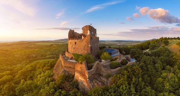 photo of Hollókő Castle .