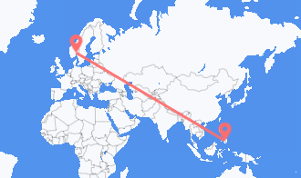 Oslo to Davao City