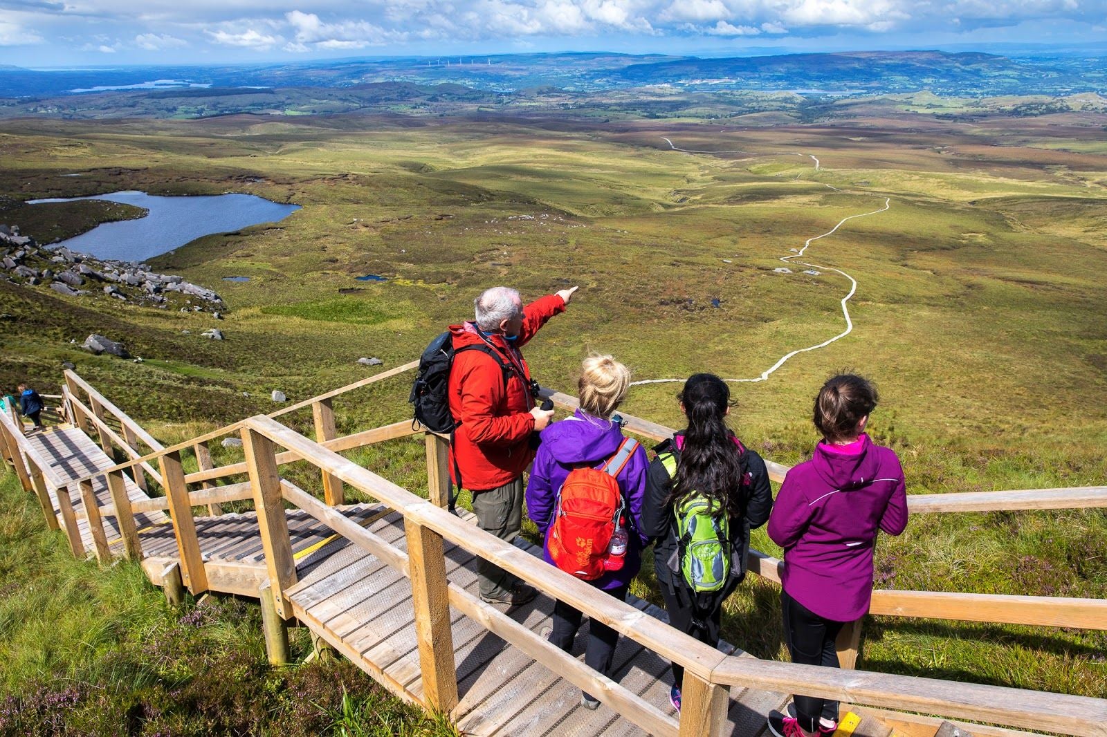 Cuilcagh Boardwalk Trail, Legnabrocky, County Fermanagh, Northern Ireland, United Kingdom