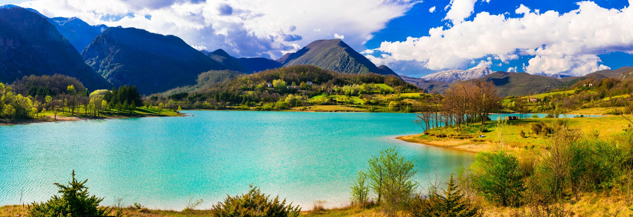 Photo of aerial view of San Vincenzo, Italy.