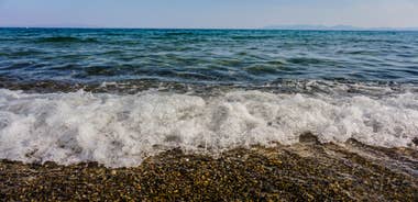 Photo of Cunda Island coastline view in Ayvalik Town of Turkey.
