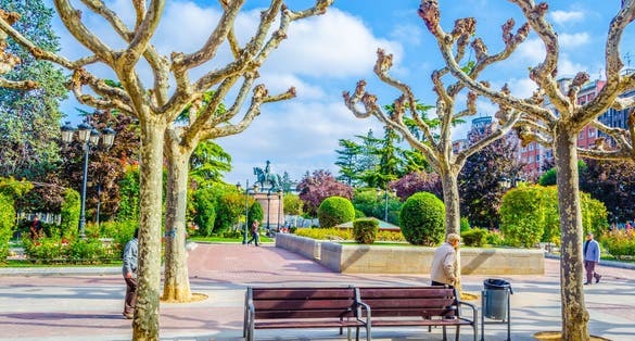Statue of general Espartero in the spanish city logrono