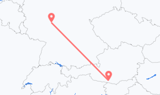 Train tickets from Villach to Frankfurt