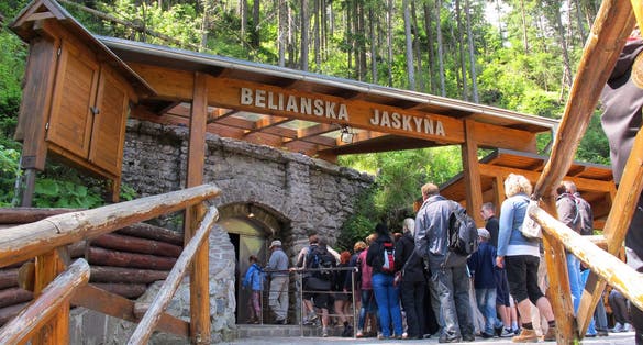 Entrance to the Belianska Cave