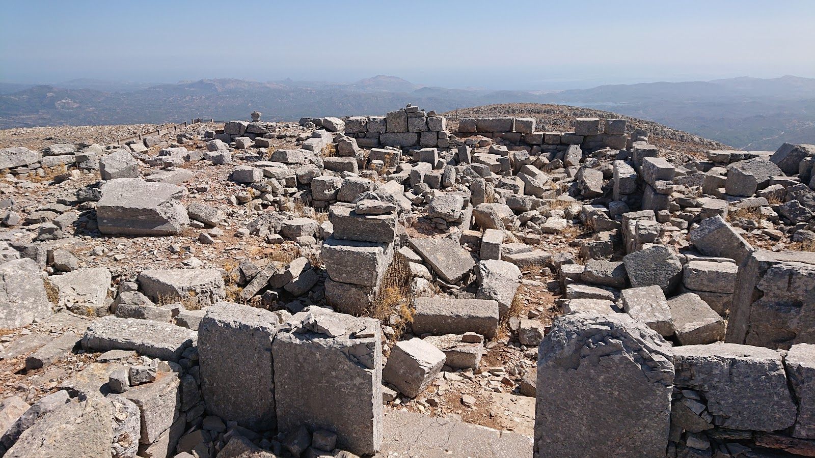 Temple Attaviros Zeus, Municipality of Rhodes, Rhodes Regional Unit, South Aegean, Aegean, Greece