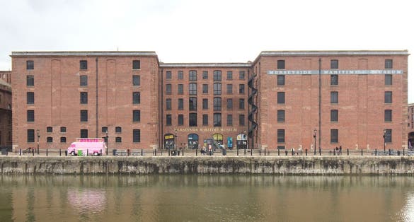 Photo of the Merseyside Maritime Museum in Liverpool ,England.