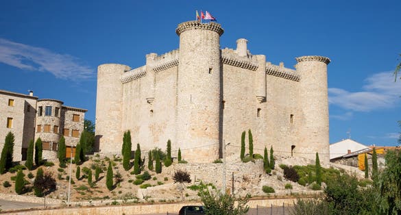 castle of Torija at Guadalajara in Castilla Spain