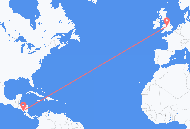 Managua to Birmingham