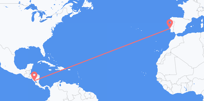 Nicaragua a Portugal