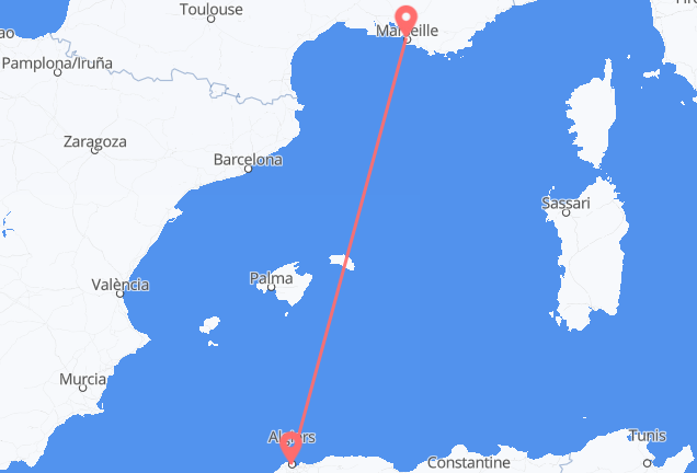 Algiers to Marseille