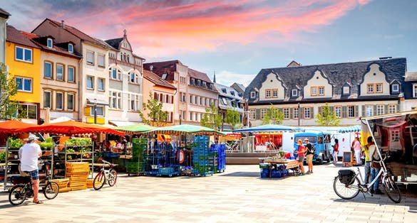 photo of view of Old city of Bad Kreuznach, Germany.