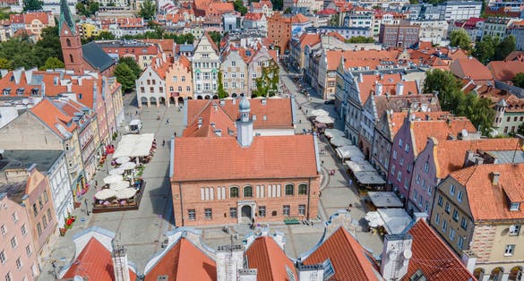 Olsztyn Old Town Summer View