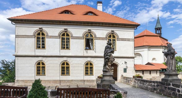 Photo of Valdstejn, gothic castle from 14th Cent., Bohemian Paradise region, Czech republic.
