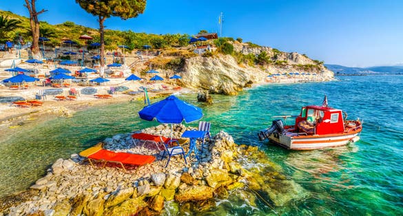 Photo of Papa Beach view in Samos Island.